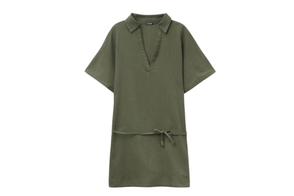 Kaftan Curto Com Cordão Ajustável - Verde