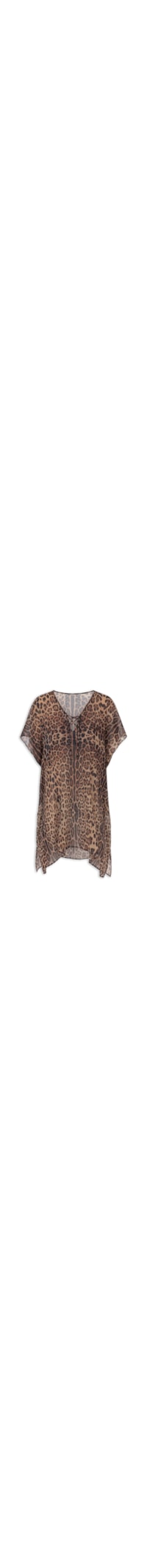 Kaftan Feminina Aurora - Animal Print