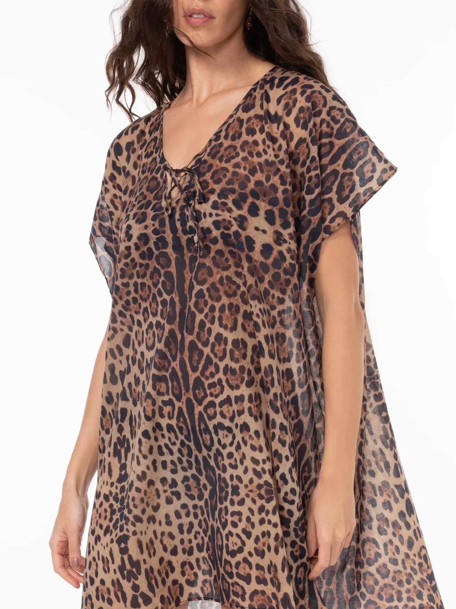 Kaftan Feminina Aurora Animal Print Triya
