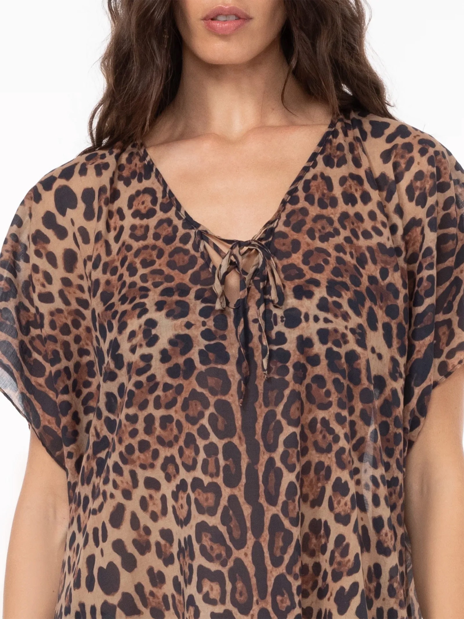 Kaftan Feminina Aurora Animal Print Triya