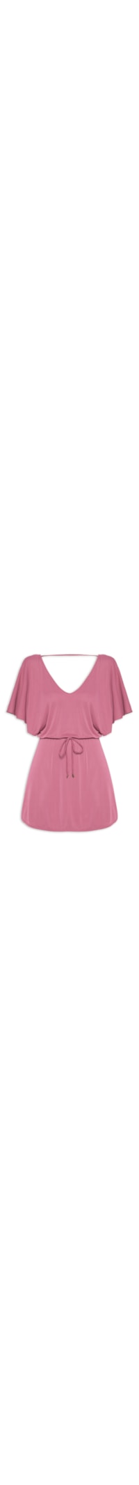Kaftan Feminino Liso - Rosa