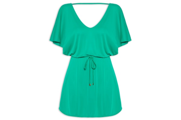 Kaftan Feminino Liso - Verde
