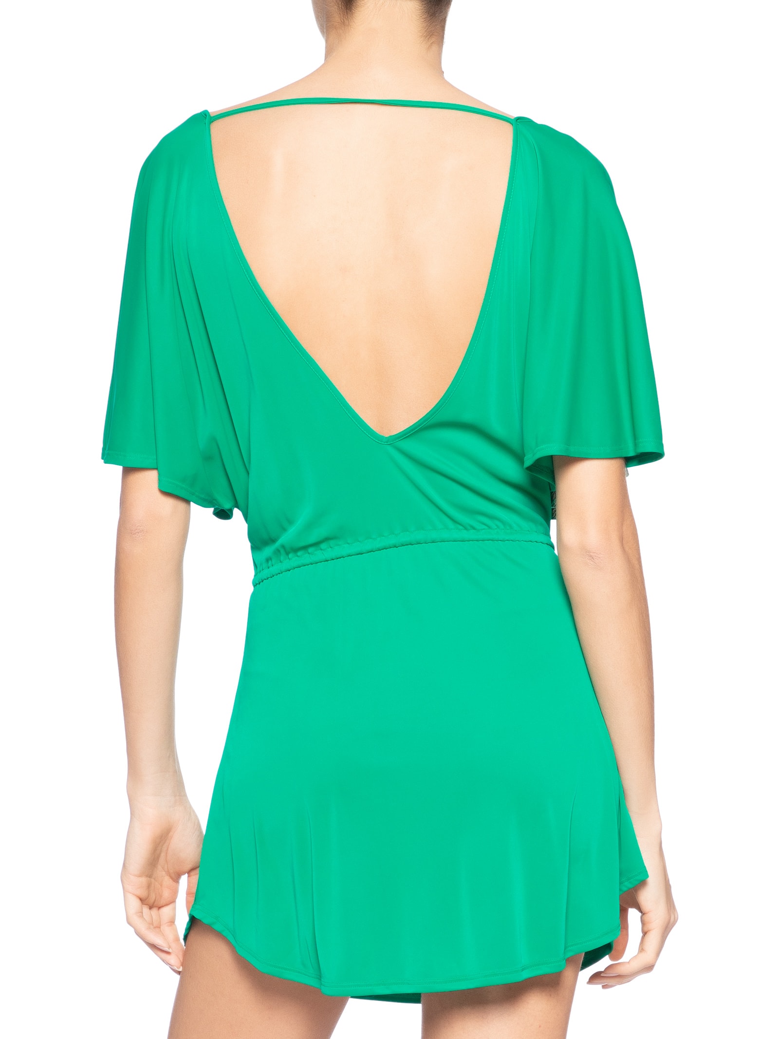 Kaftan Feminino Liso Verde Água Doce