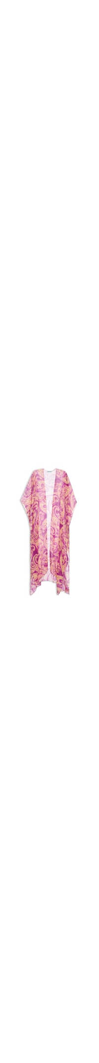 Kaftan Longo Estampado - Rosa