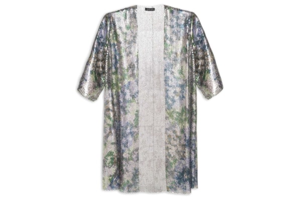 Kimono Carnaval Paetê - Verde