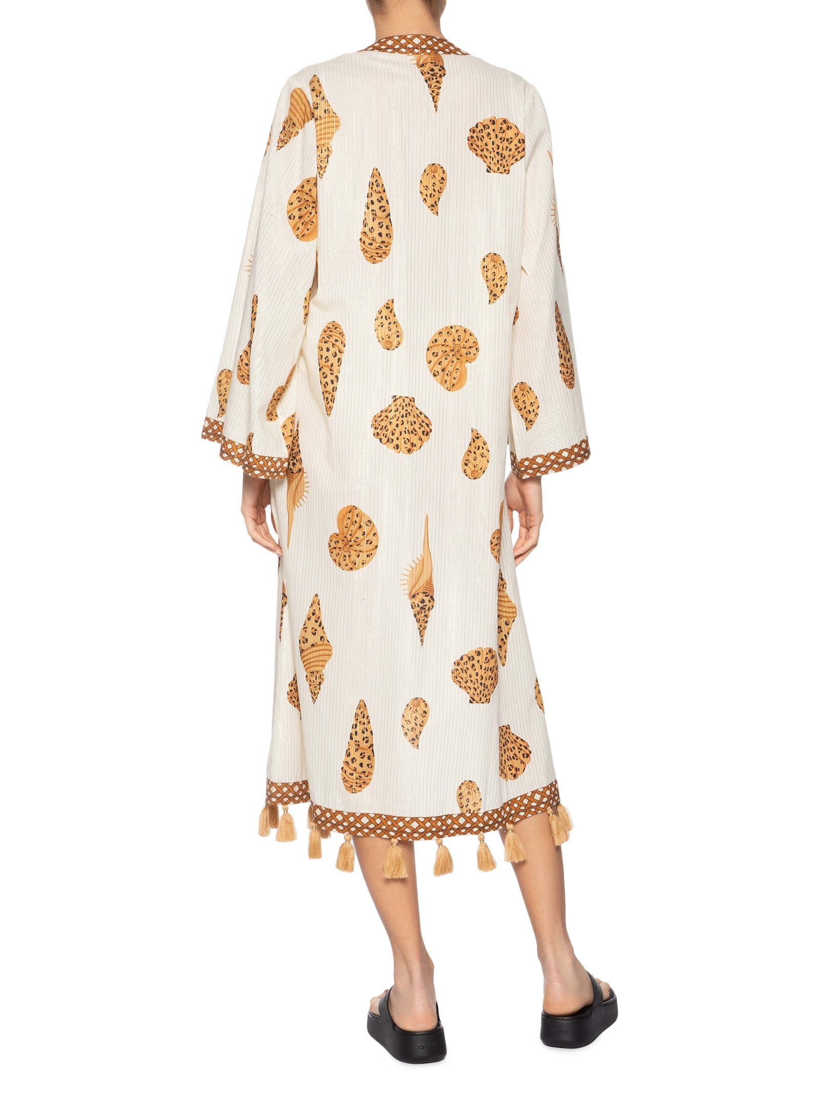 Kimono Concha Pintada Animal Print Farm Praia