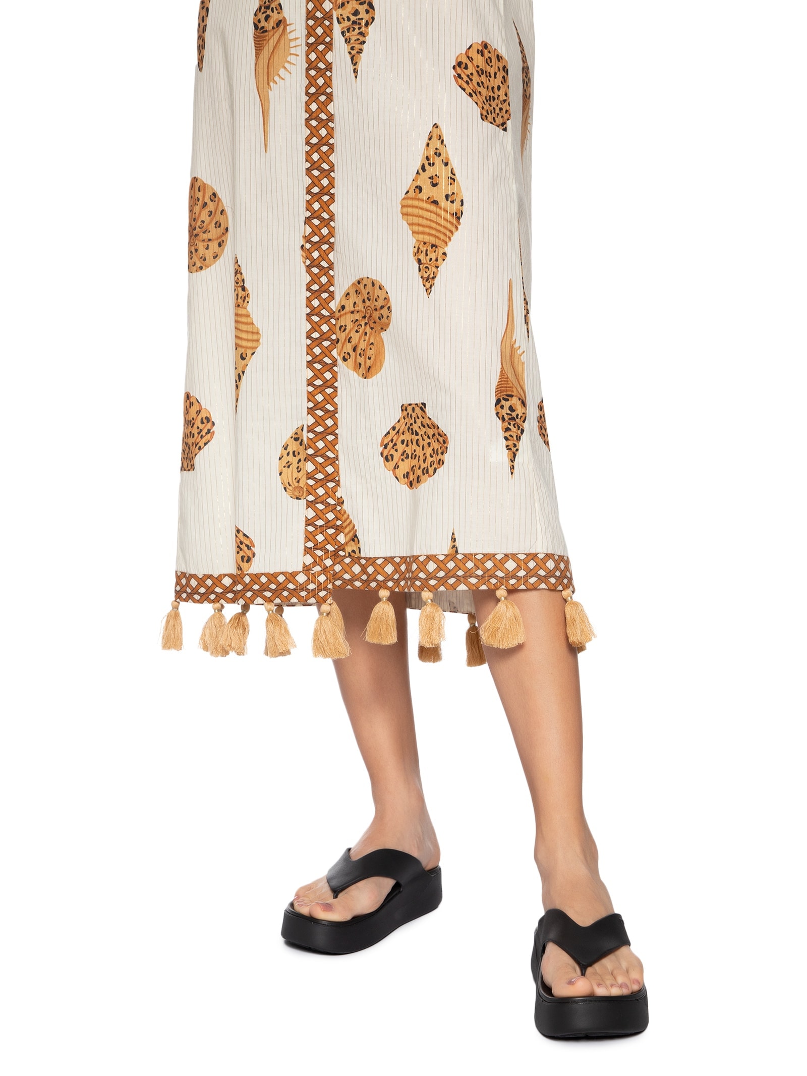 Kimono Concha Pintada Animal Print Farm Praia