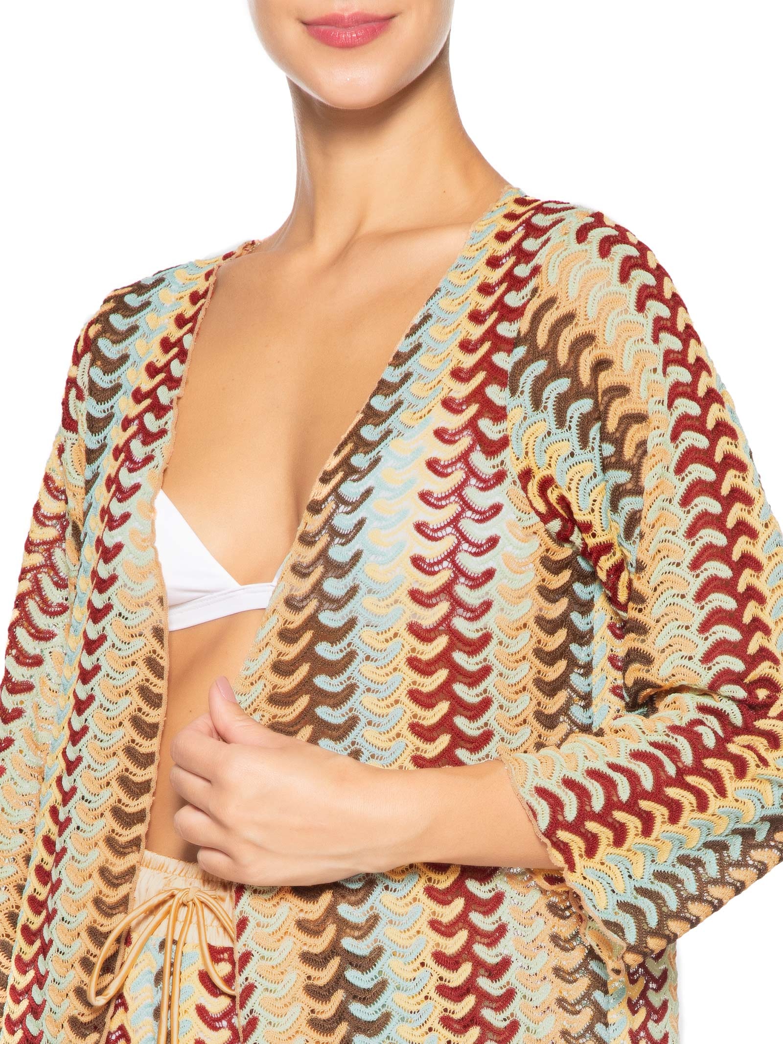 Kimono Feminino Beachwear Bege Mktbeach