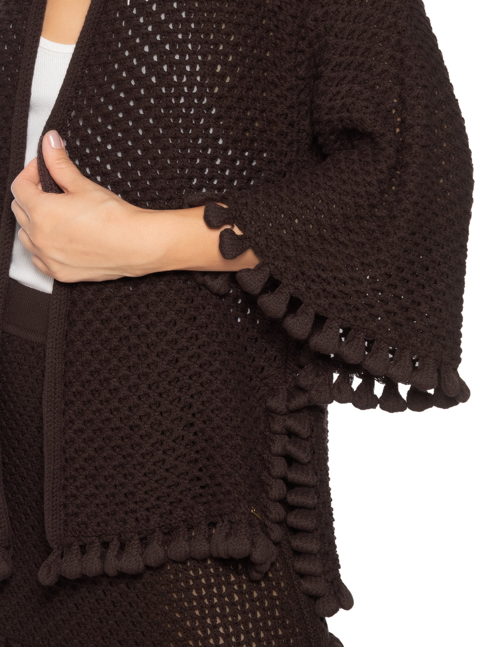 Kimono Feminino Blimblom Marrom Anselmi
