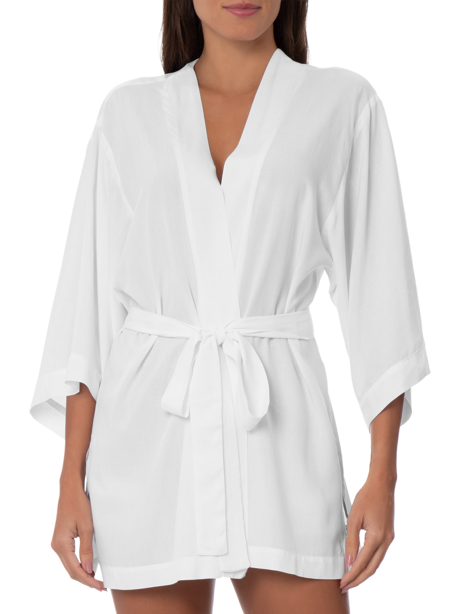 Kimono Feminino Branco Panô