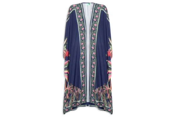 Kimono Feminino Encanto da Natureza - Azul