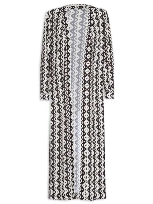 Kimono Feminino Estampa Alquimia – Preto