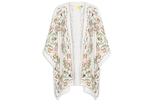 Kimono Feminino Floresta Doce - Branco