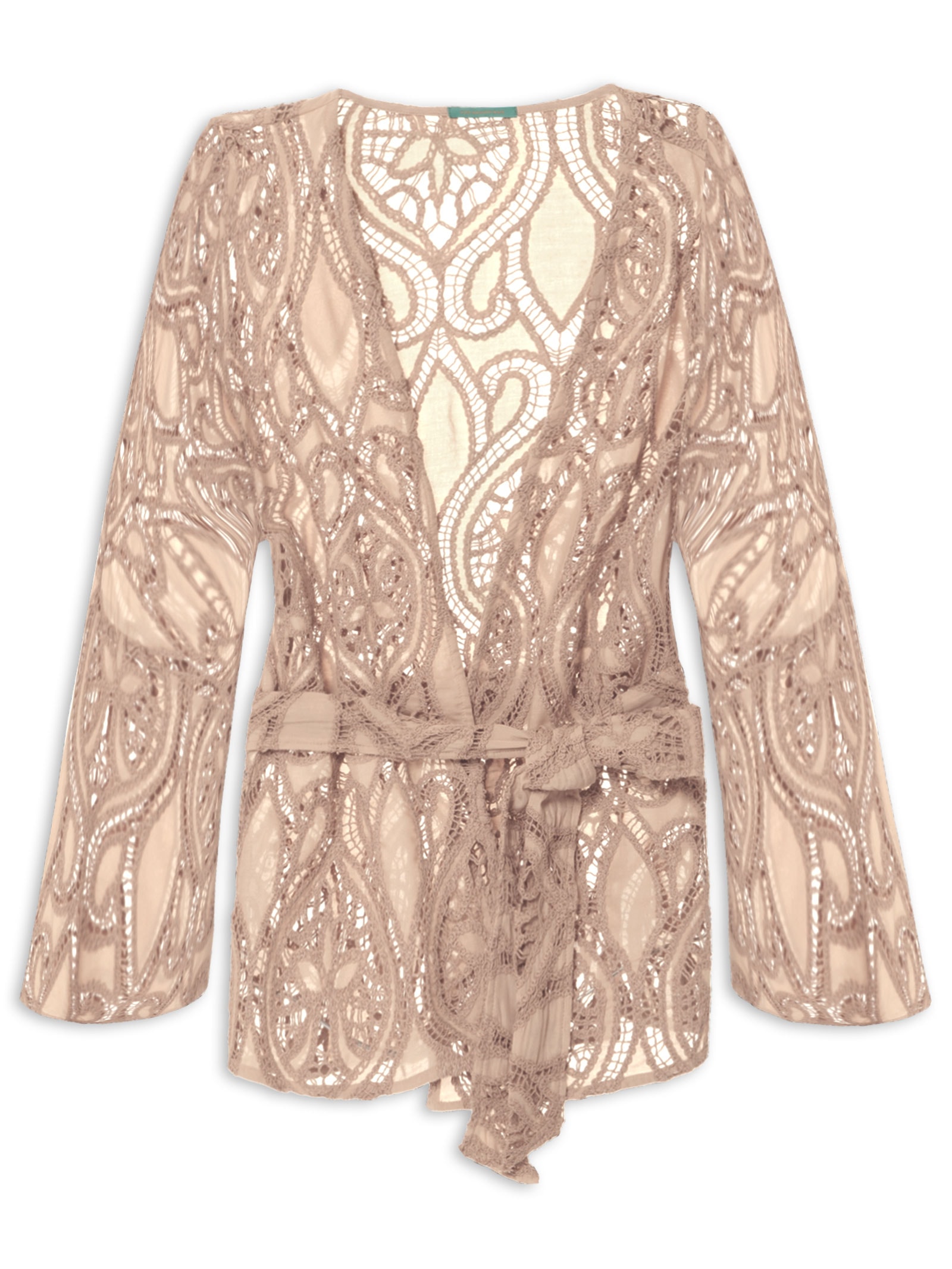 Kimono Feminino Guipir  Bege Cia Marítima