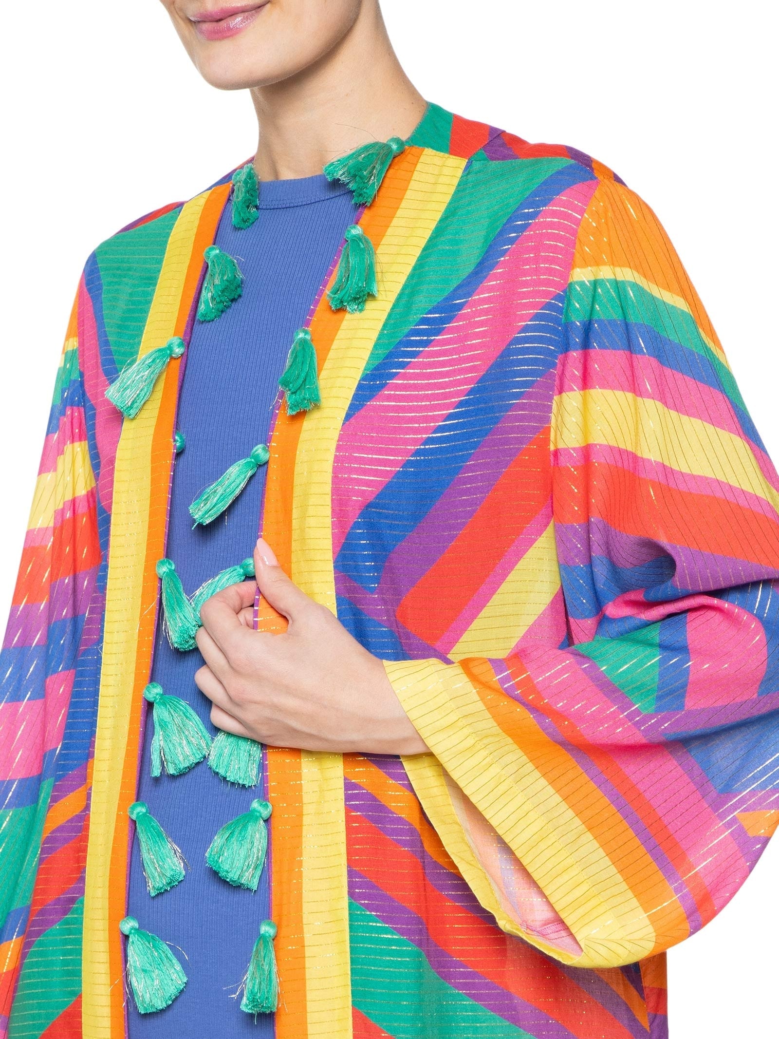 Kimono Feminino Localizado Listra Bia Azul Farm Praia