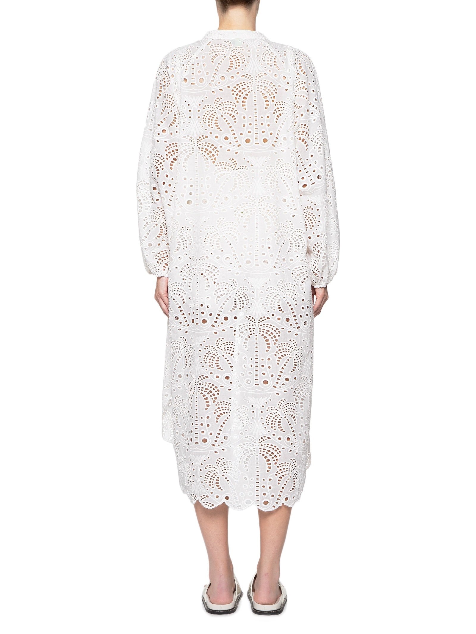 Kimono Feminino Longo Laise Coqueiros Branco Farm