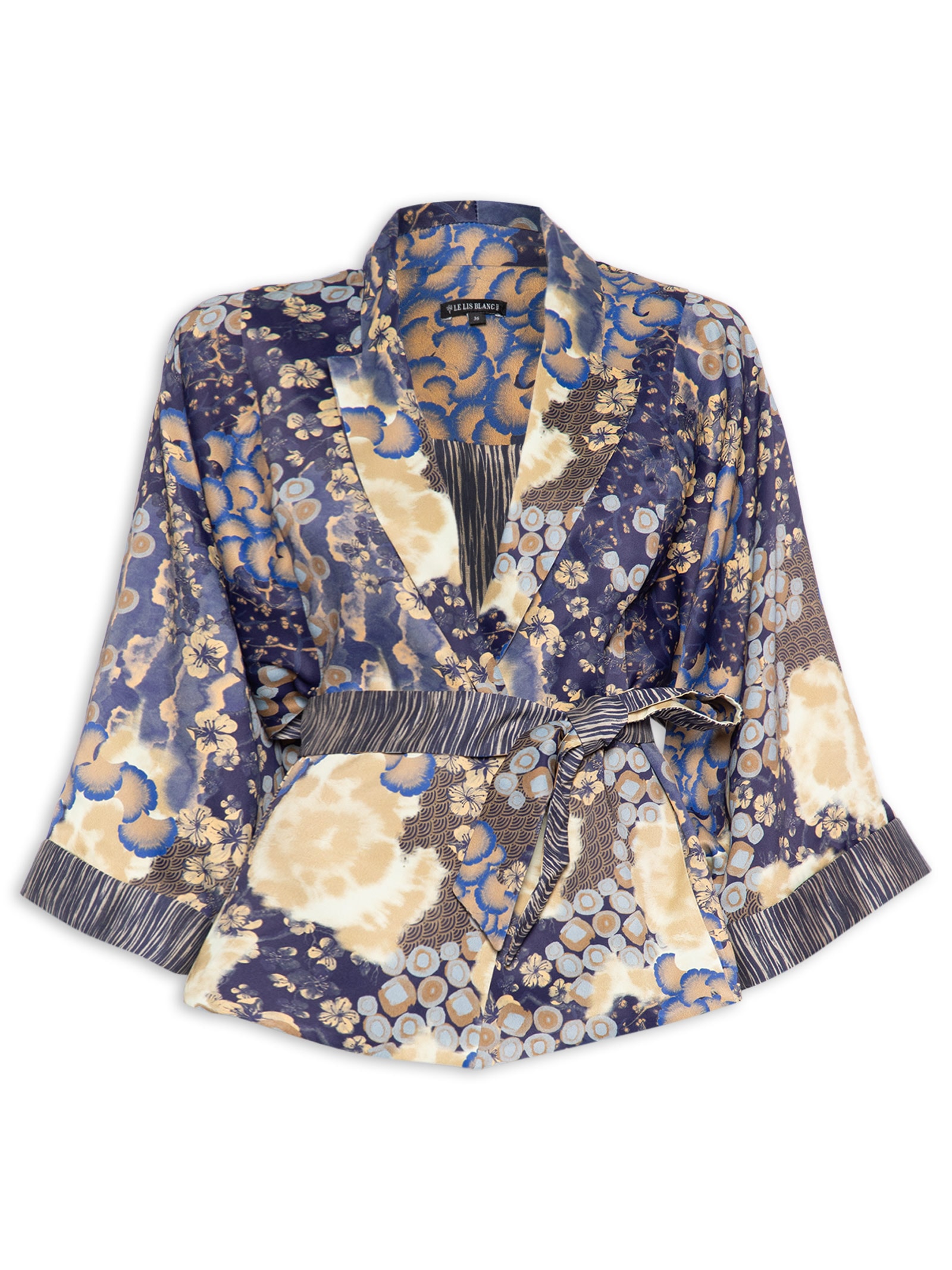 Kimono Feminino Sakura Azul Le Lis