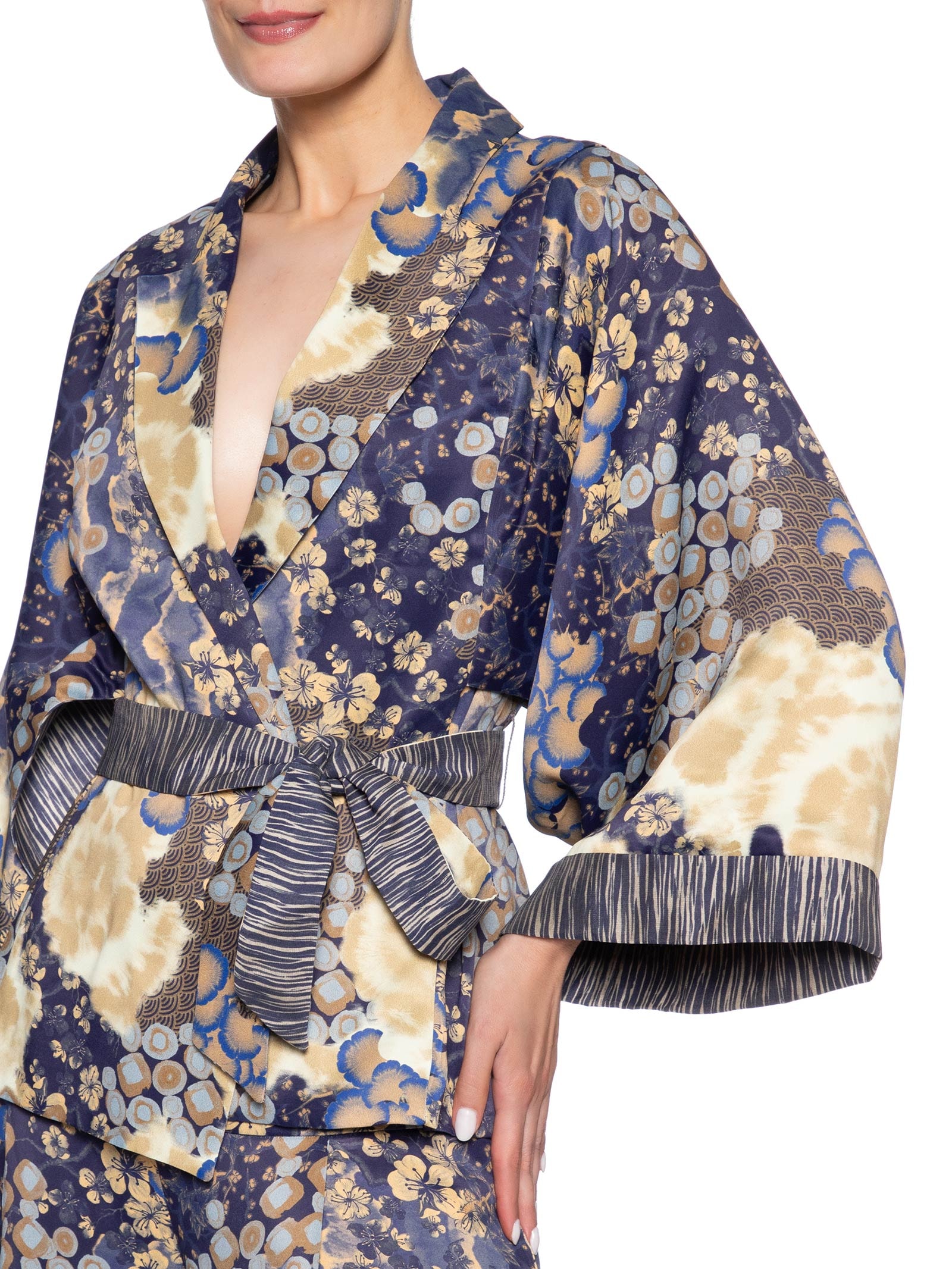 Kimono Feminino Sakura Azul Le Lis