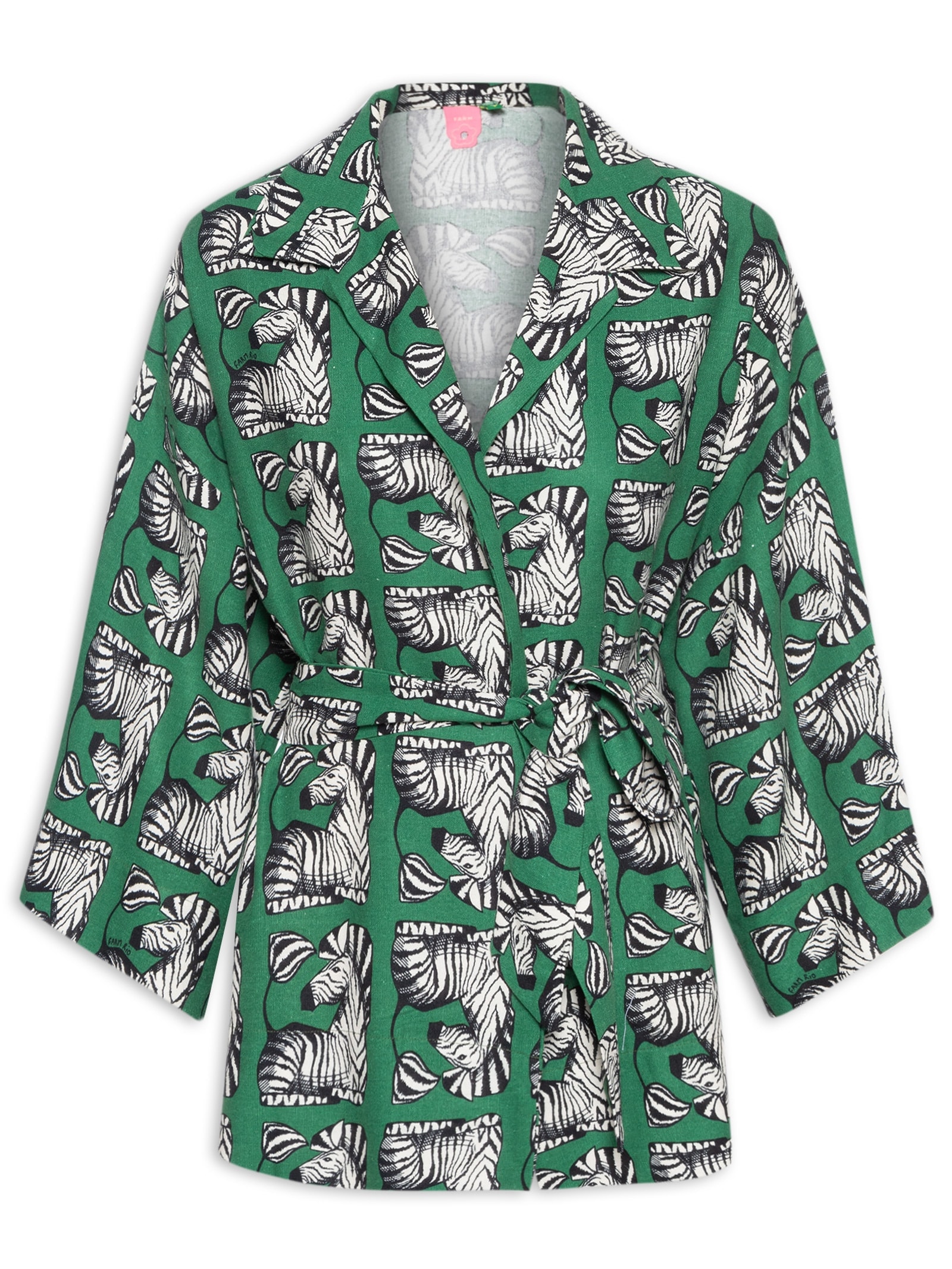 Kimono Feminino Zebrina Verde  Farm