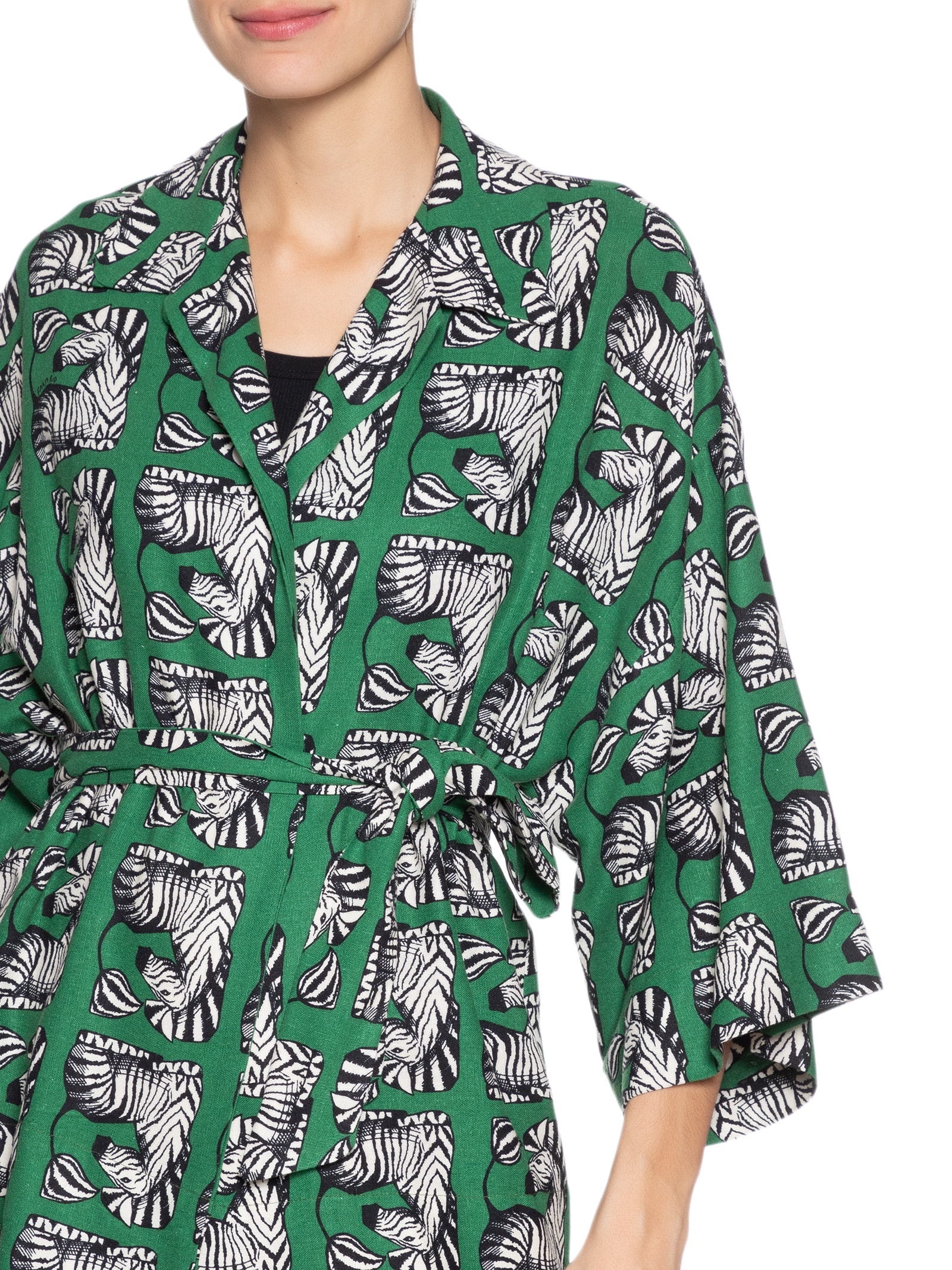 Kimono Feminino Zebrina Verde  Farm