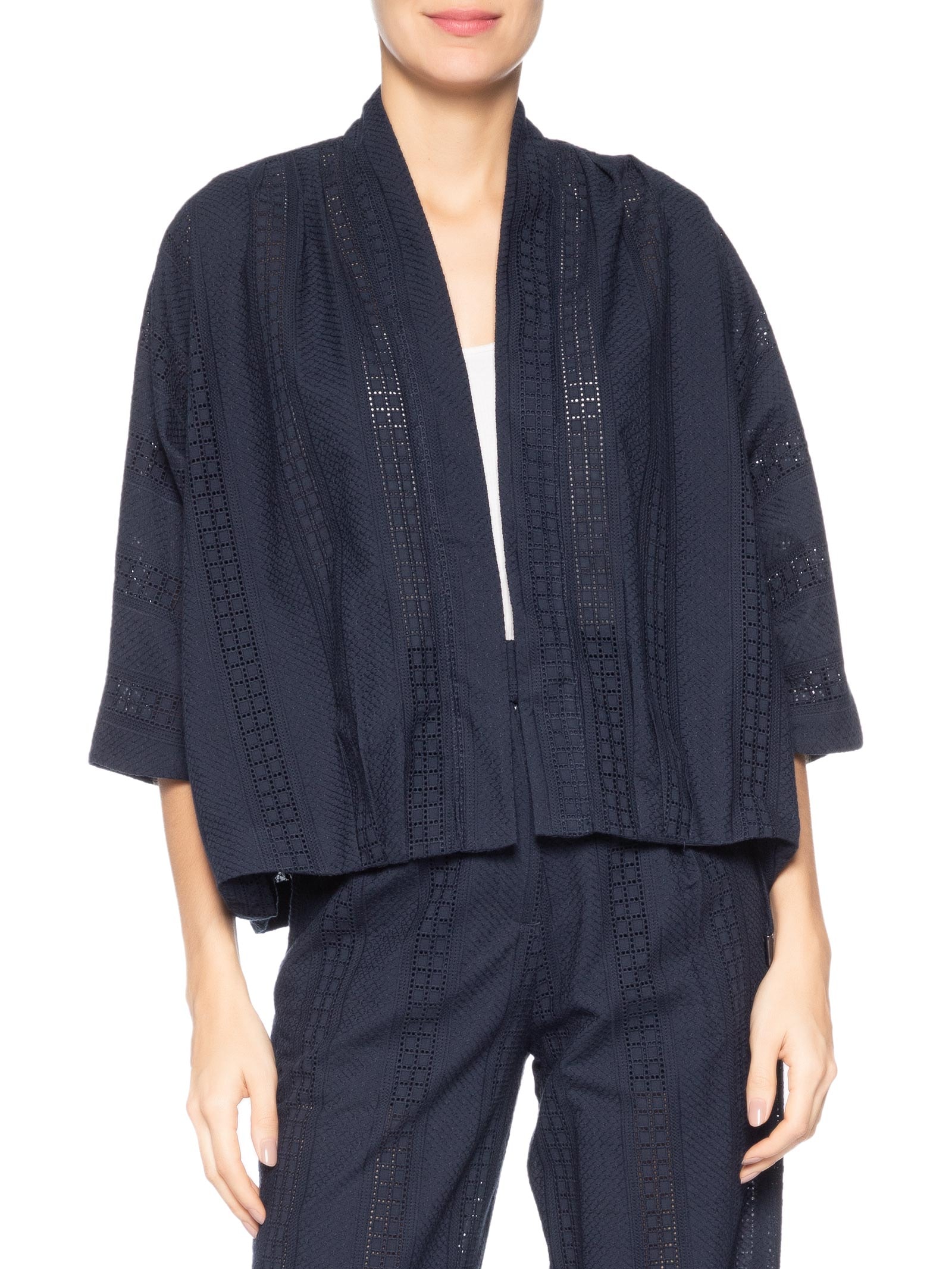 Kimono Veste Feminino Cibele Azul Le Lis