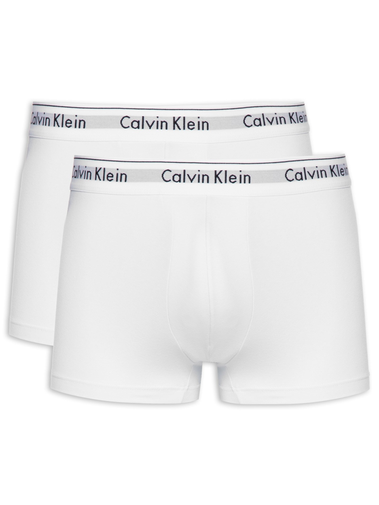 Kit 1 Camiseta E 2 Cuecas Trunk Branco Calvin Klein Underwear