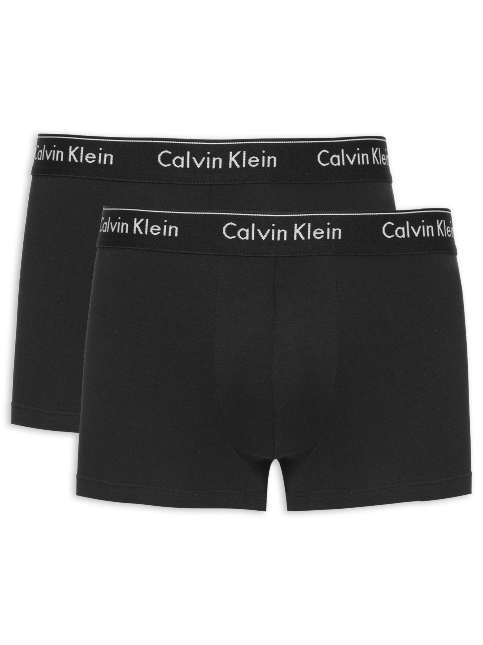 Kit 1 Camiseta E 2 Cuecas Trunk Preto Calvin Klein Underwear