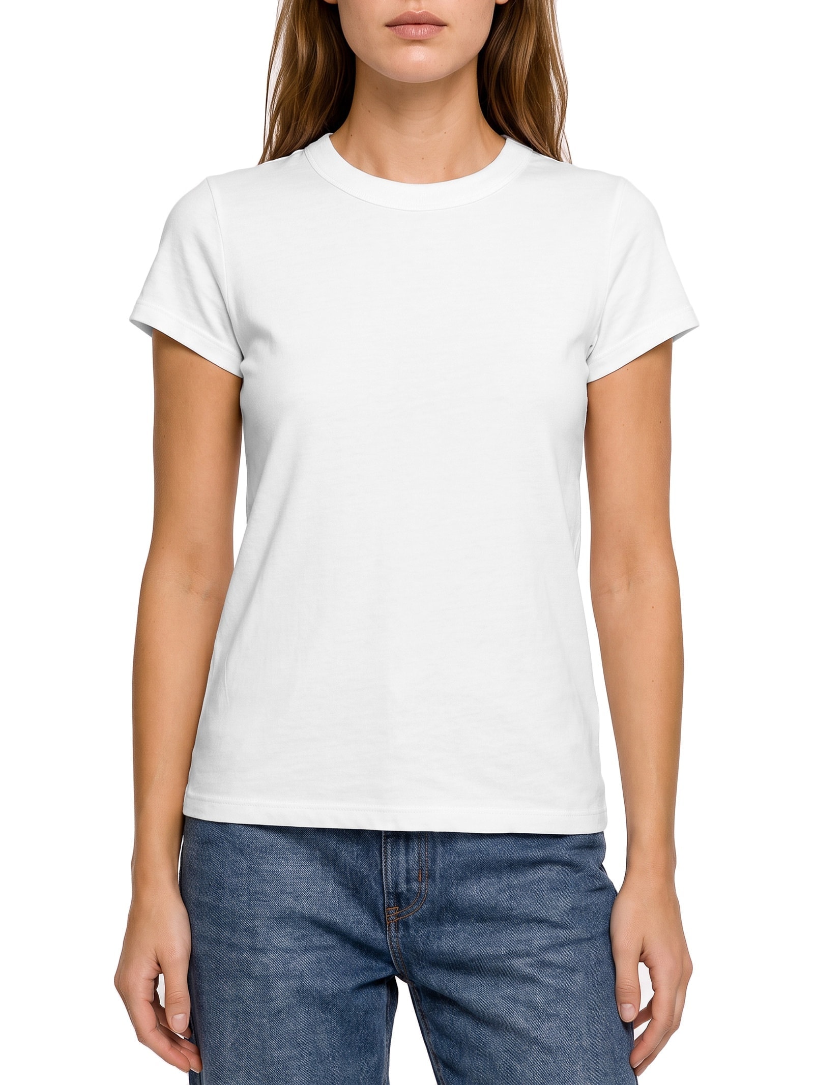 Kit 2 Camisetas Femininas Branco Hering