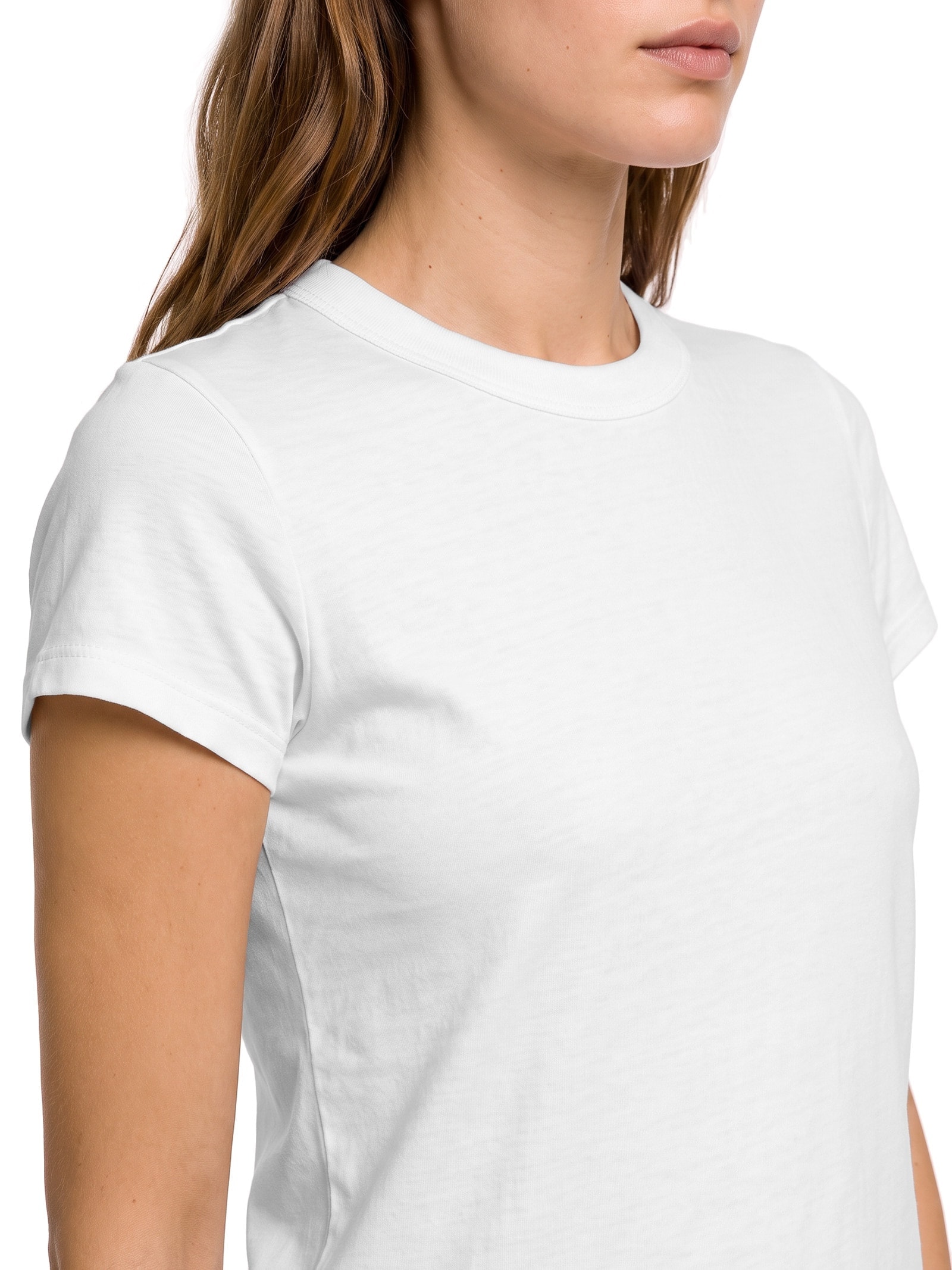 Kit 2 Camisetas Femininas Branco Hering
