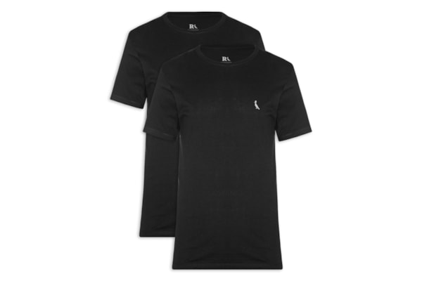 Kit 2 Camisetas Masculina Regular Essence – Preto
