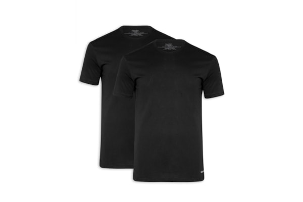 Kit 2 Camisetas Masculinas Básicas Gola Careca Em Algodão