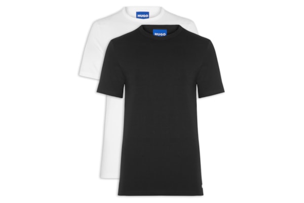 Kit 2 Camisetas Masculinas Blue2_Naolo - Branco