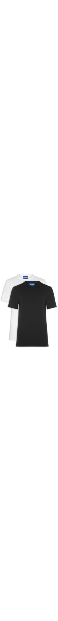 Kit 2 Camisetas Masculinas Blue2_Naolo - Branco