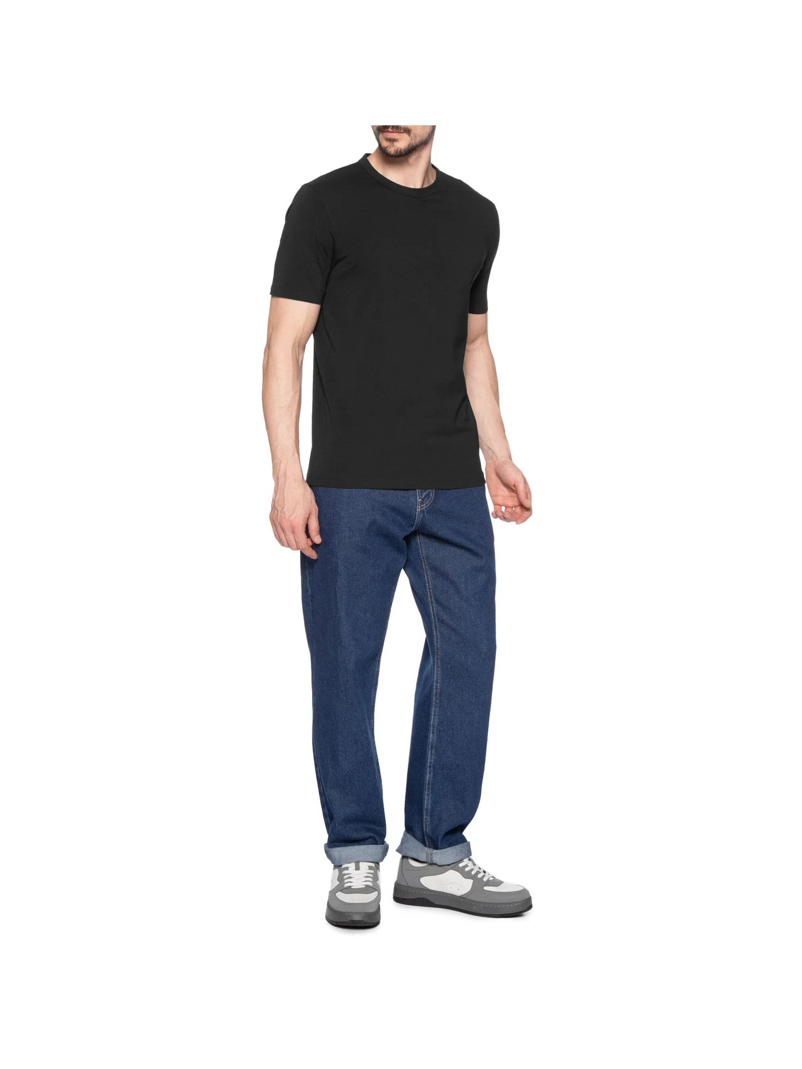 Kit 2 Camisetas Masculinas Blue2_Naolo Preto Hugo