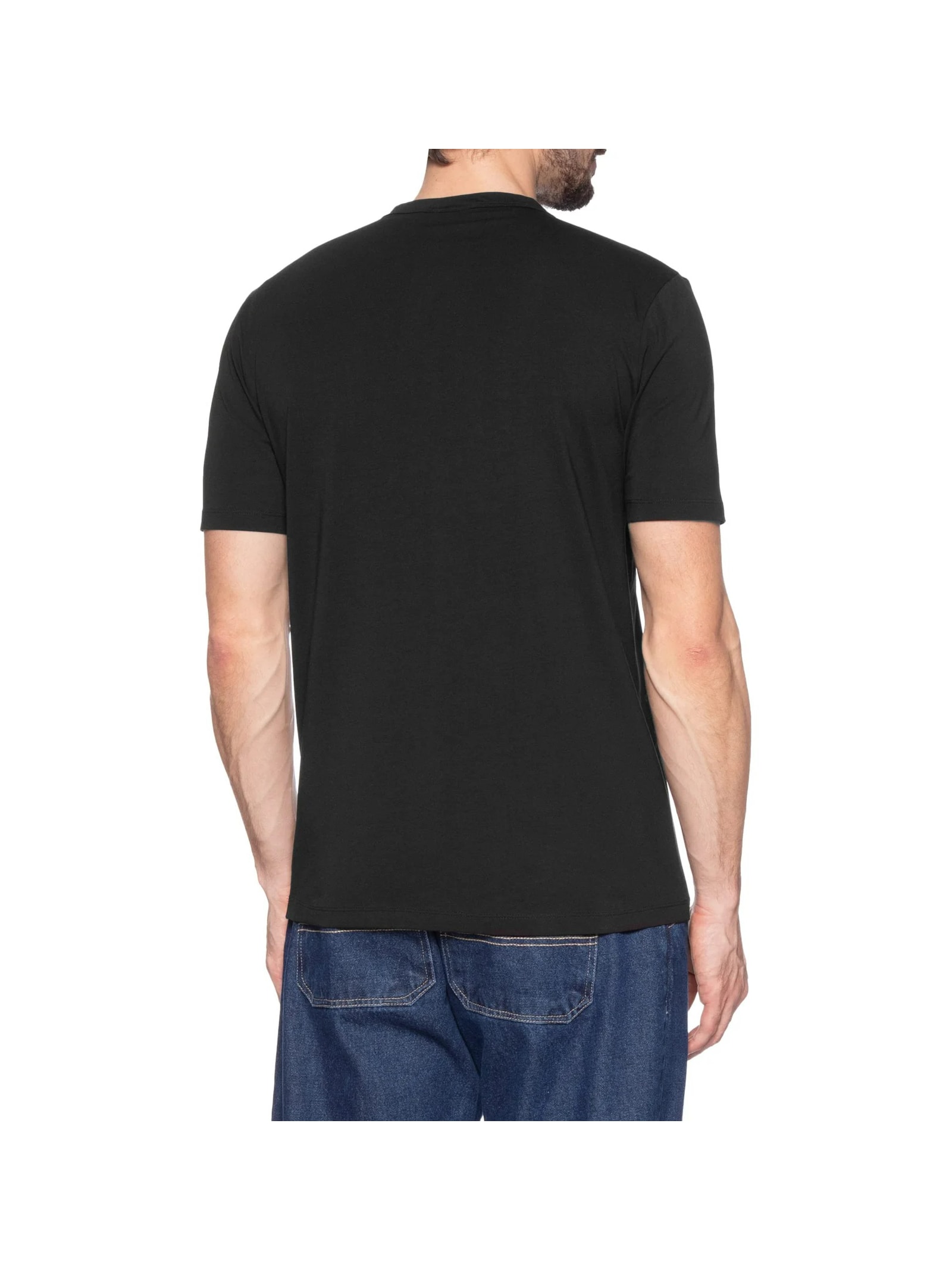Kit 2 Camisetas Masculinas Blue2_Naolo Preto Hugo