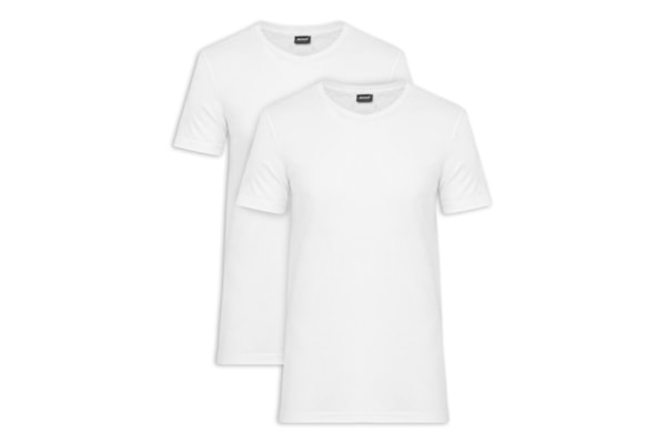 Kit 2 Camisetas Masculinas Manga Curta VN– Branco