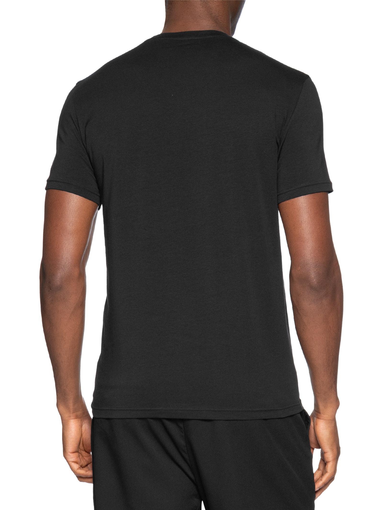 Kit 2 Camisetas Masculinas Pack Top 2 Peças Cinza Emporio Armani Bodywear