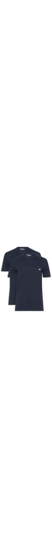 Kit 2 Camisetas Masculinas Pack Top - Azul