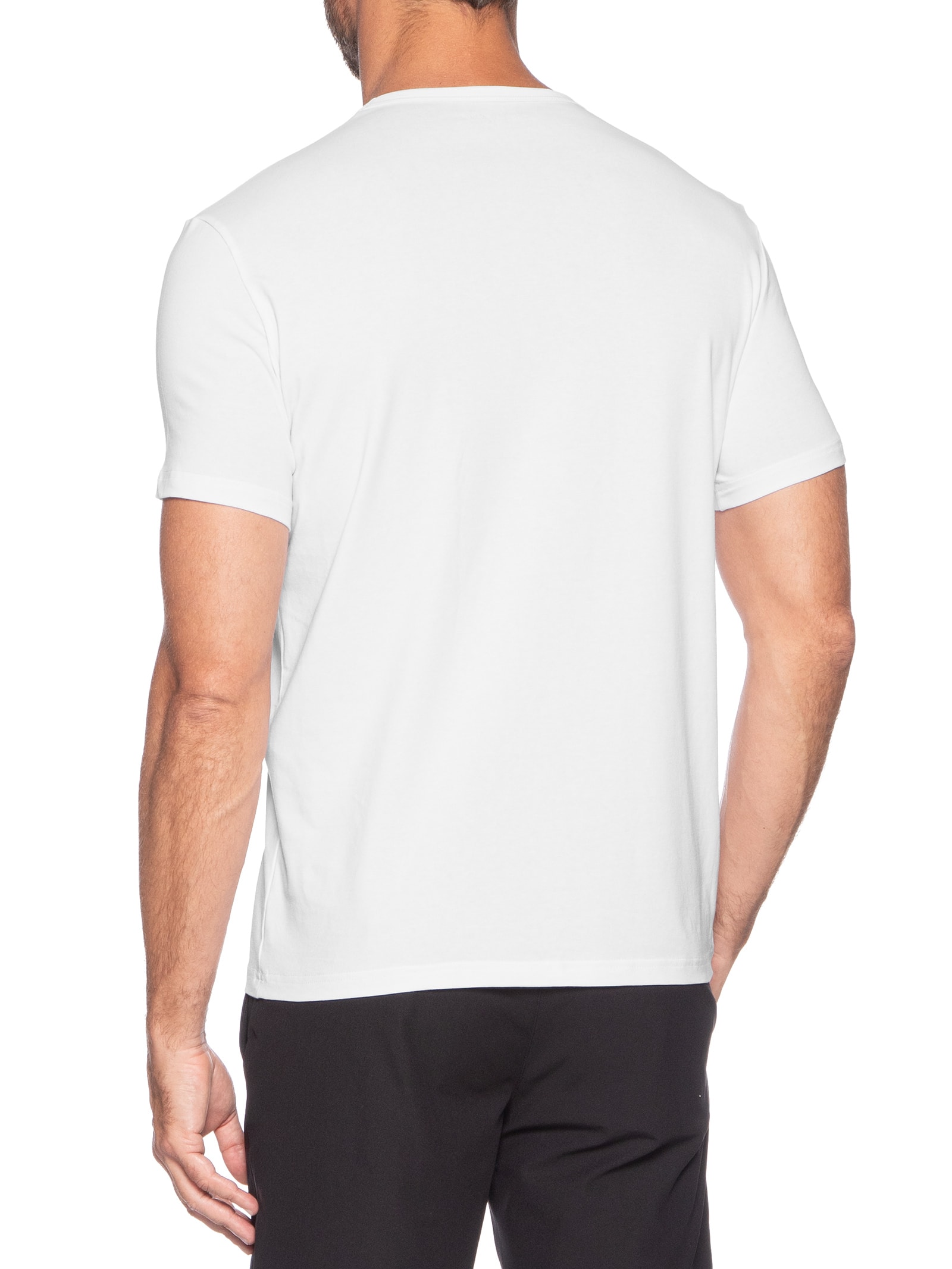 Kit 2 Camisetas Masculinas Pack Top Azul Emporio Armani Bodywear