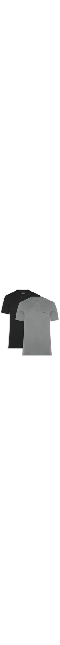 Kit 2 Camisetas Masculinas Pack Top– Preto