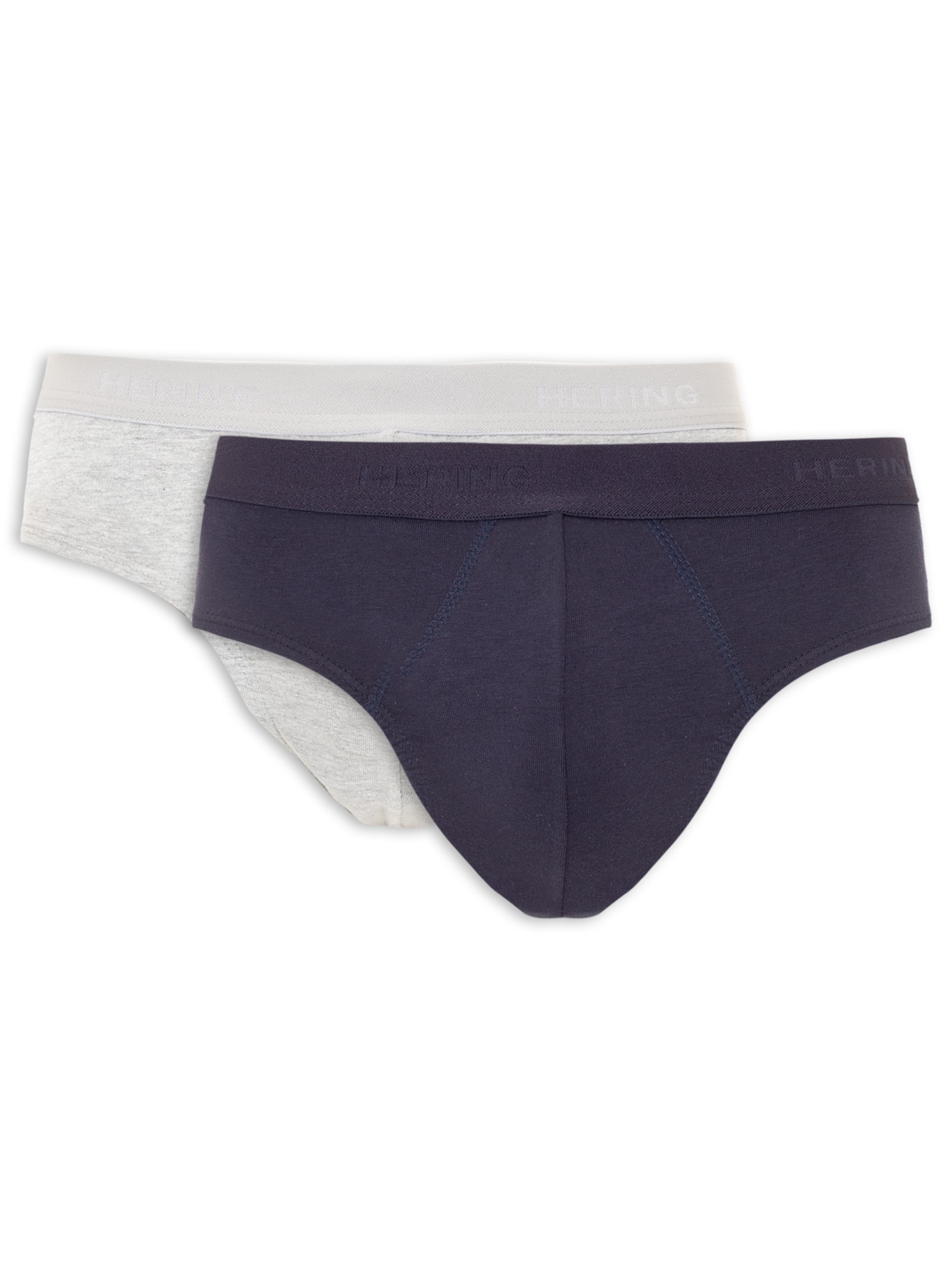 Kit 2 Cueca Slip Com Elástico – Cinza Hering Intimates
