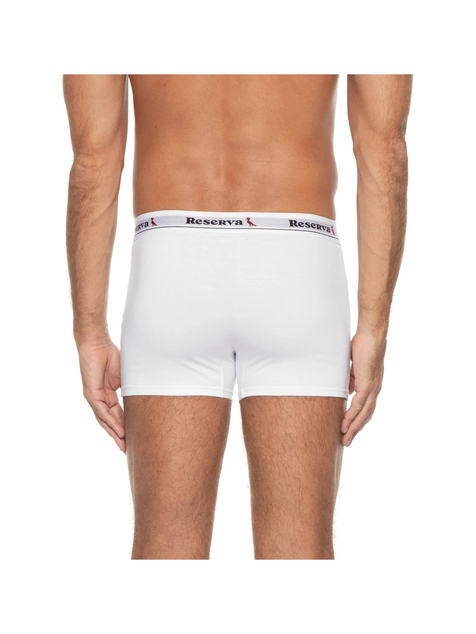 Kit 2 Cuecas Boxer Básica Branco Reserva