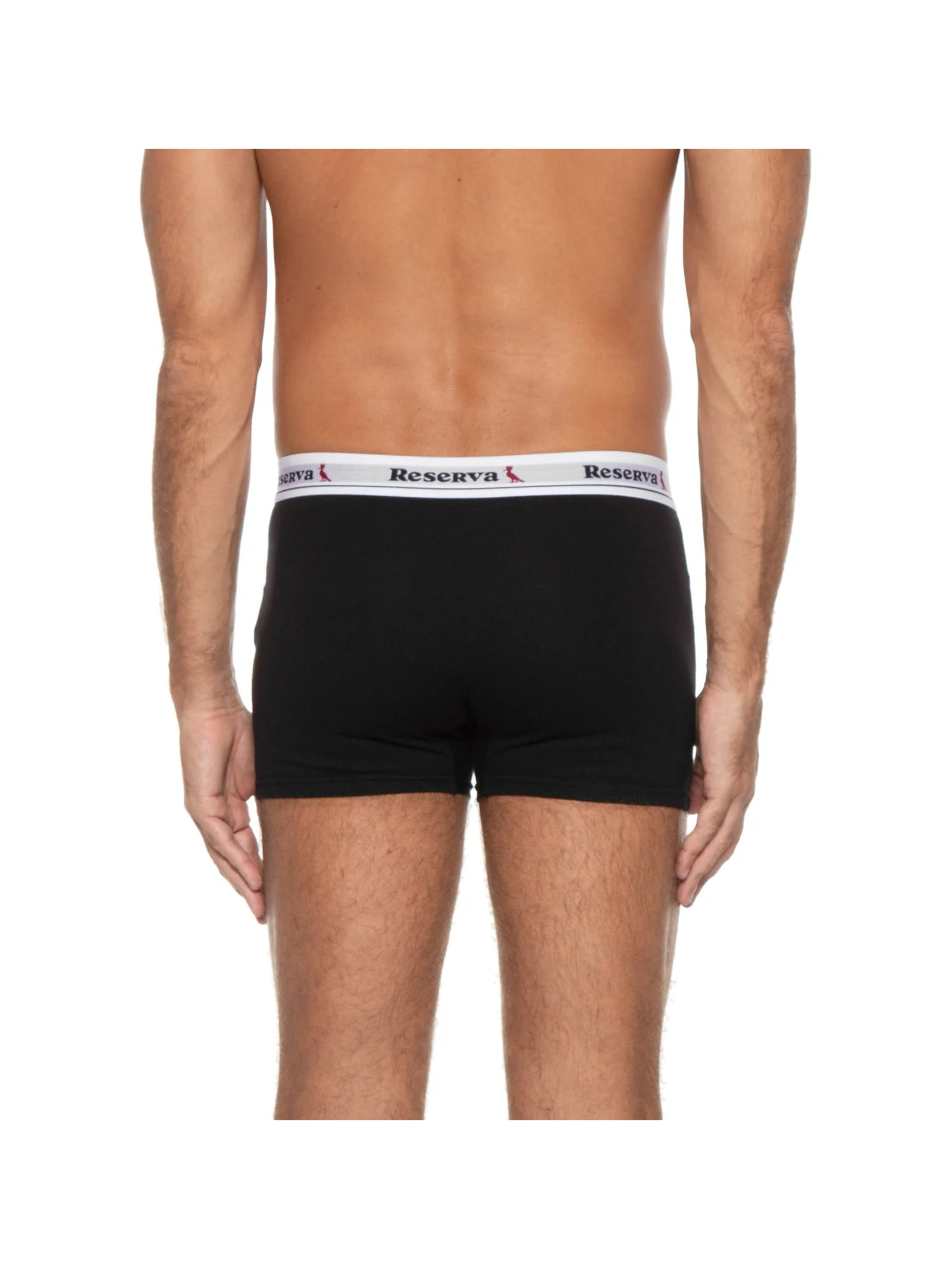 Kit 2 Cuecas Boxer Básica Preto Reserva