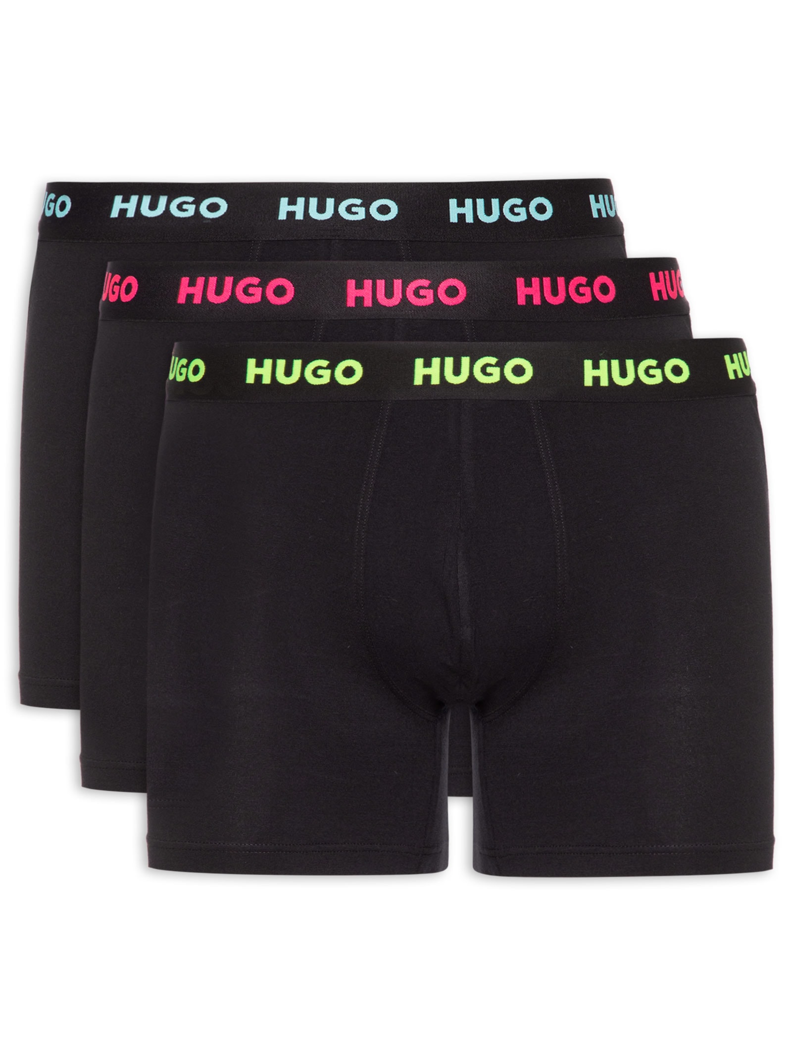 Kit 2 Cuecas Boxer Brief Triplet Azul Hugo