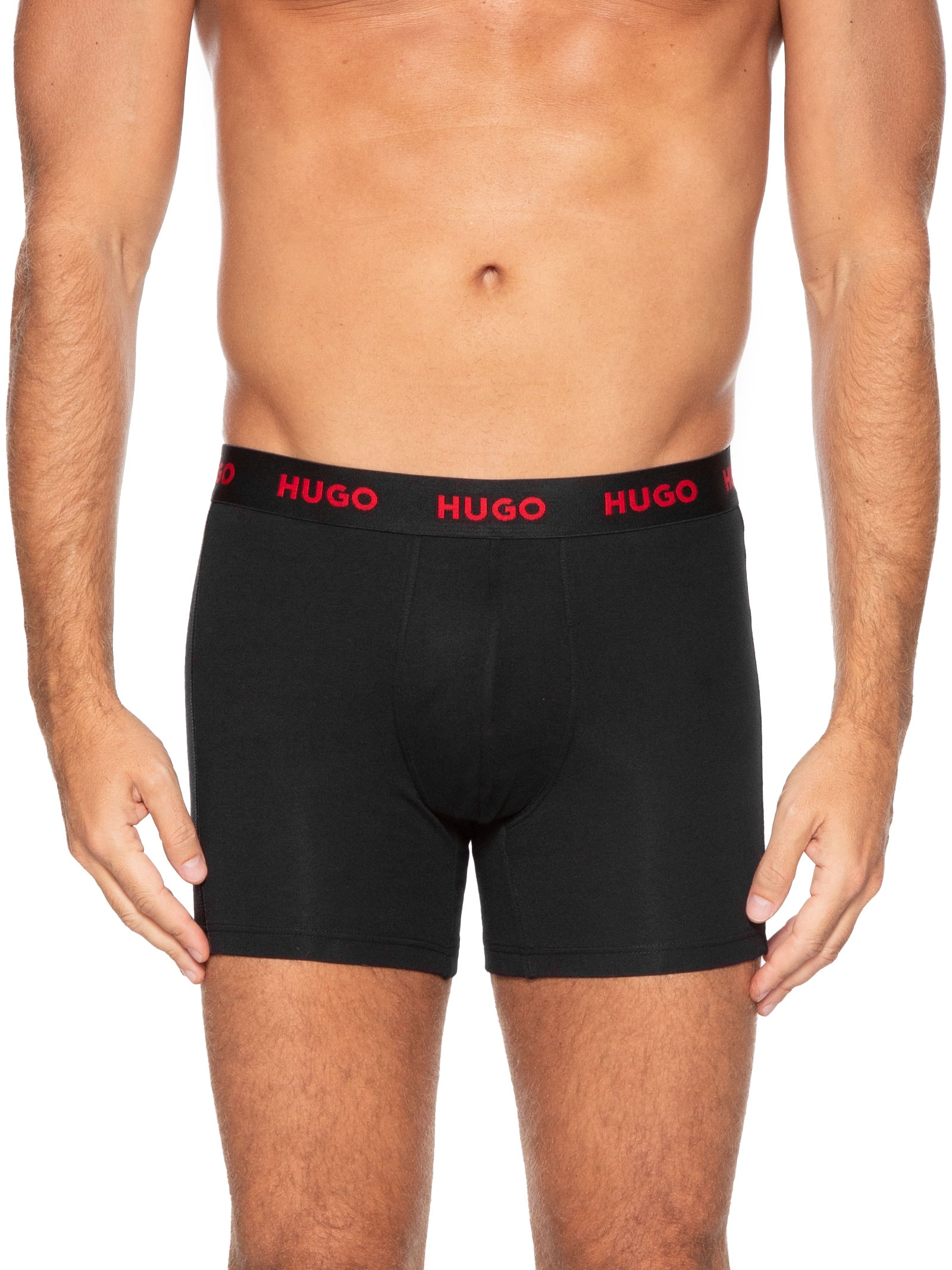 Kit 2 Cuecas Boxer Brief Triplet Cinza Hugo