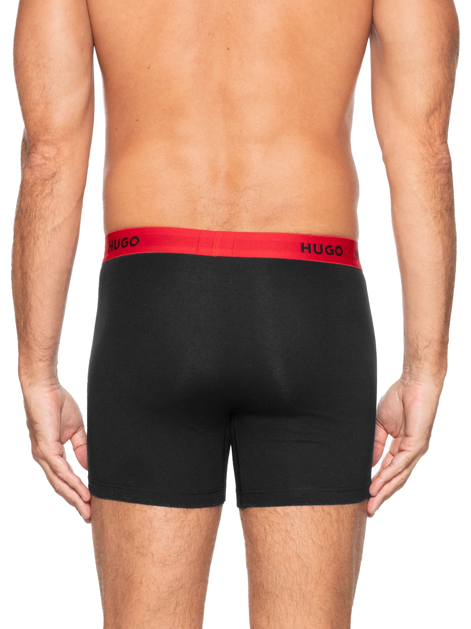 Kit 2 Cuecas Boxer Brief Triplet Cinza Hugo