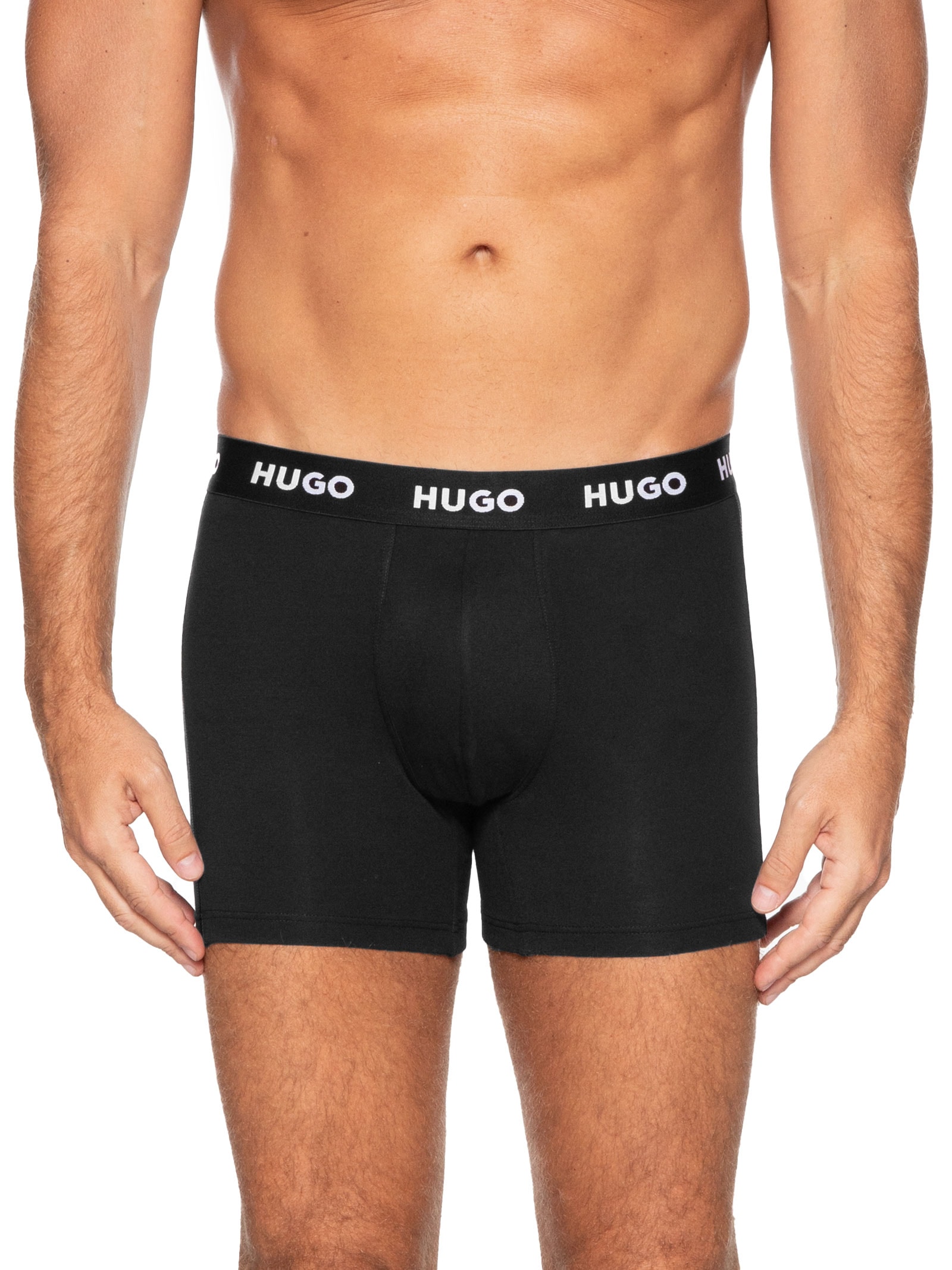 Kit 2 Cuecas Boxer Brief Triplet Cinza Hugo