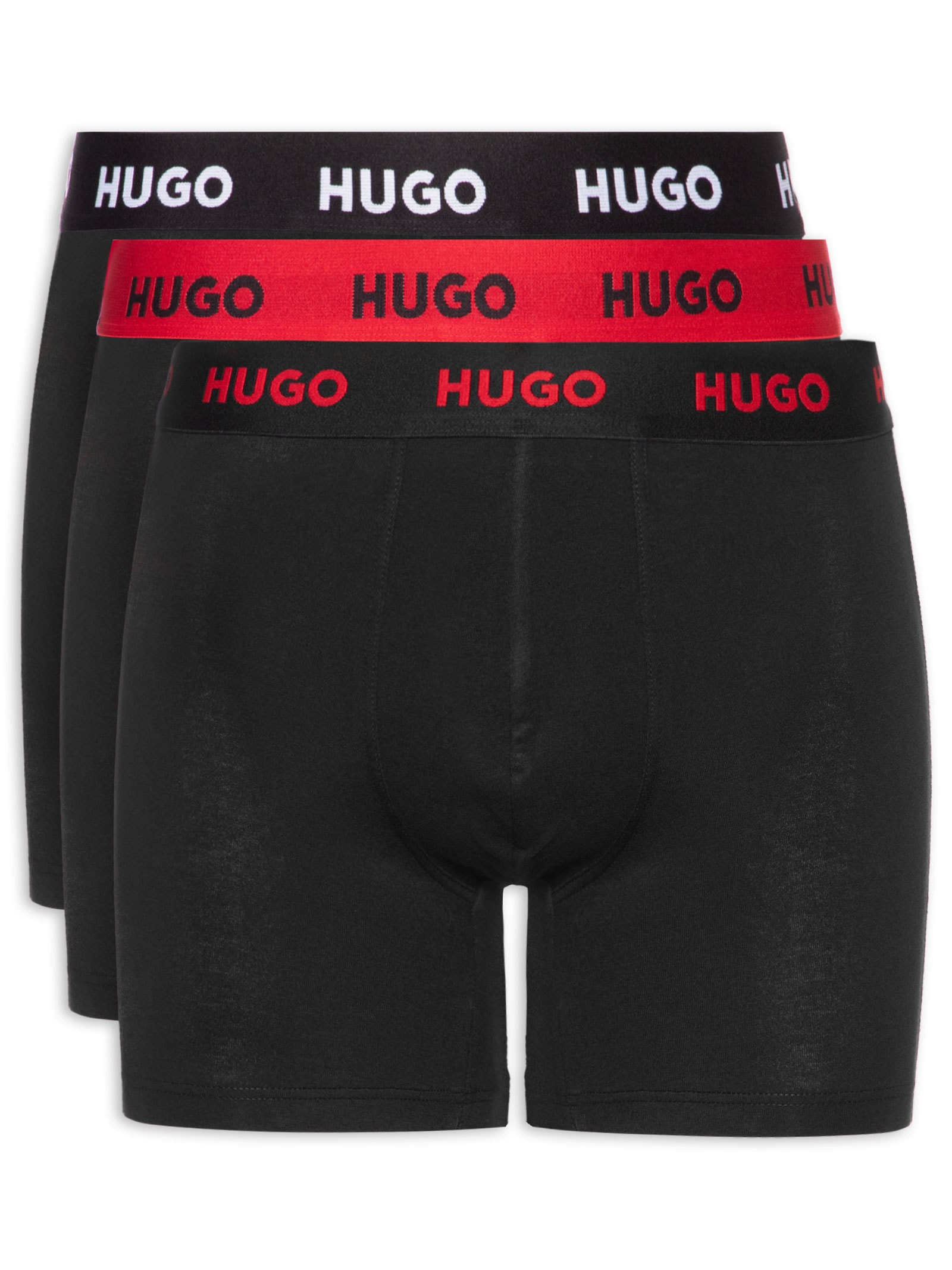 Kit 2 Cuecas Boxer Brief Triplet Cinza Hugo