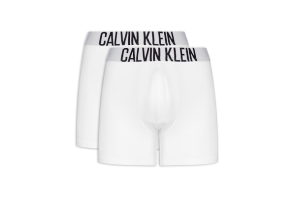 Kit 2 Cuecas Boxer Cotton Recycled Intense Power - Branco