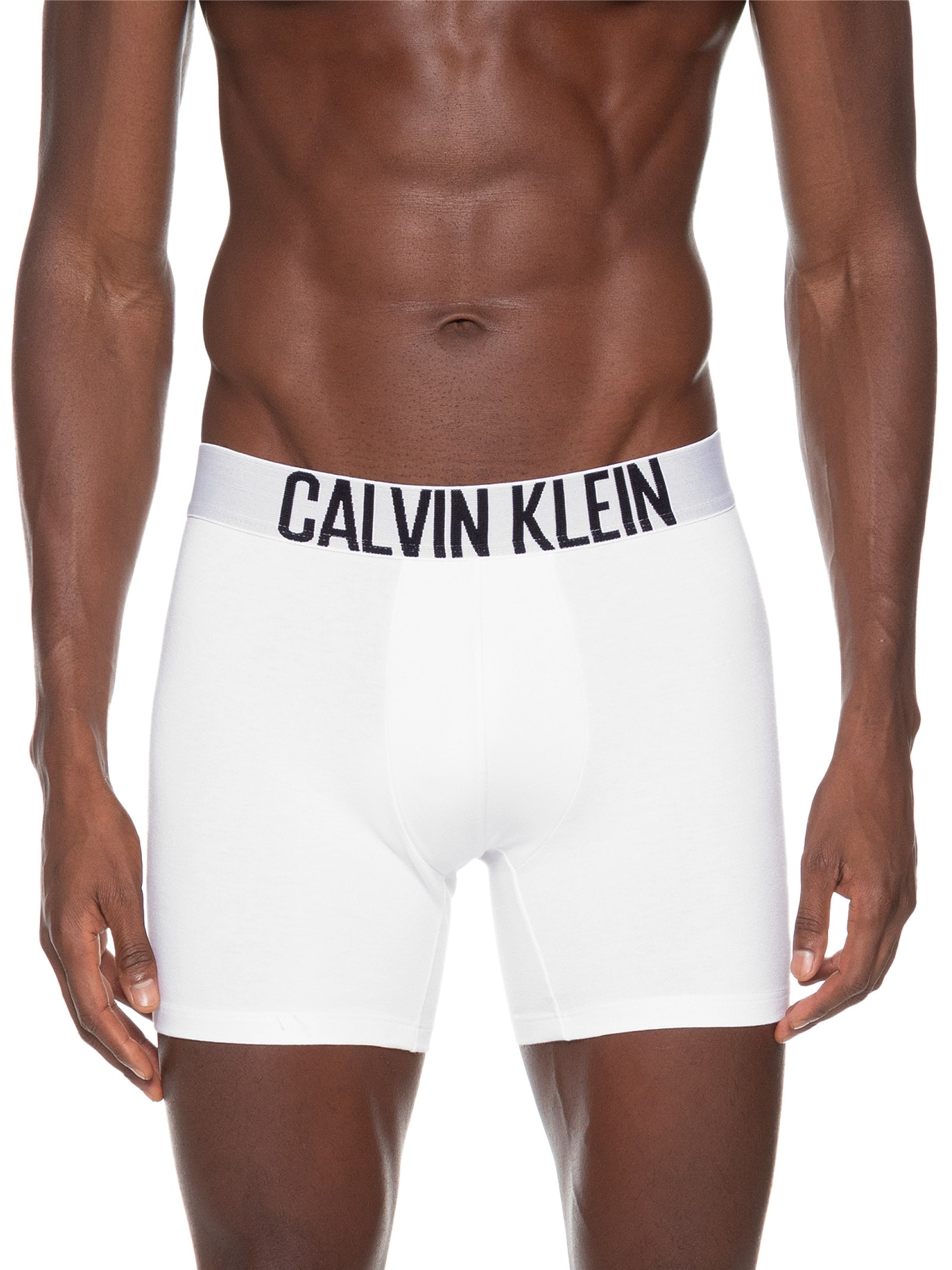 Kit 2 Cuecas Boxer Cotton Recycled Intense Power Branco Calvin Klein Underwear